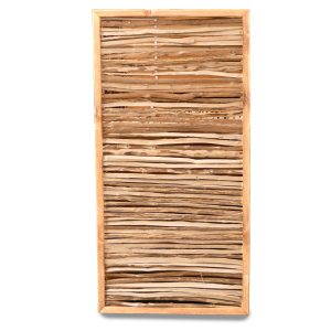 panel avellano trenzado enmarcados