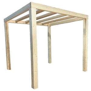 Pergola en bois lamellé